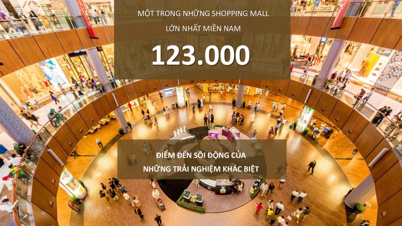 Trung tâm thương mại 123.000m²